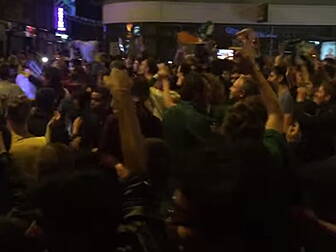 WATCH: Celebrations went late...